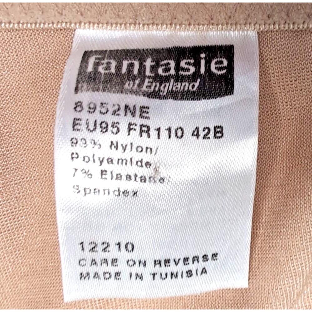 Fantasie of England Convertible Bra UK Size‎ 42B Beige Underwire Clear Straps - Picture 7 of 10